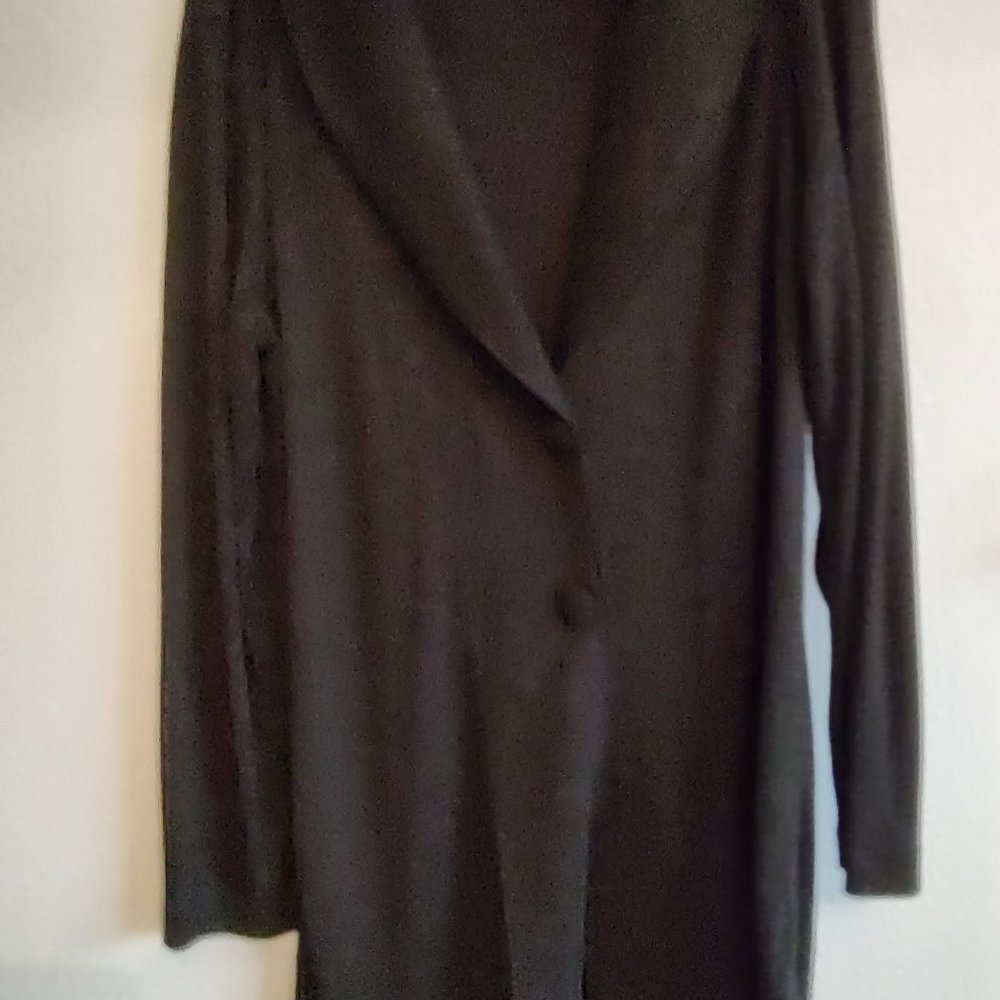 Worthington Women's Long Cardigan Size XL Black